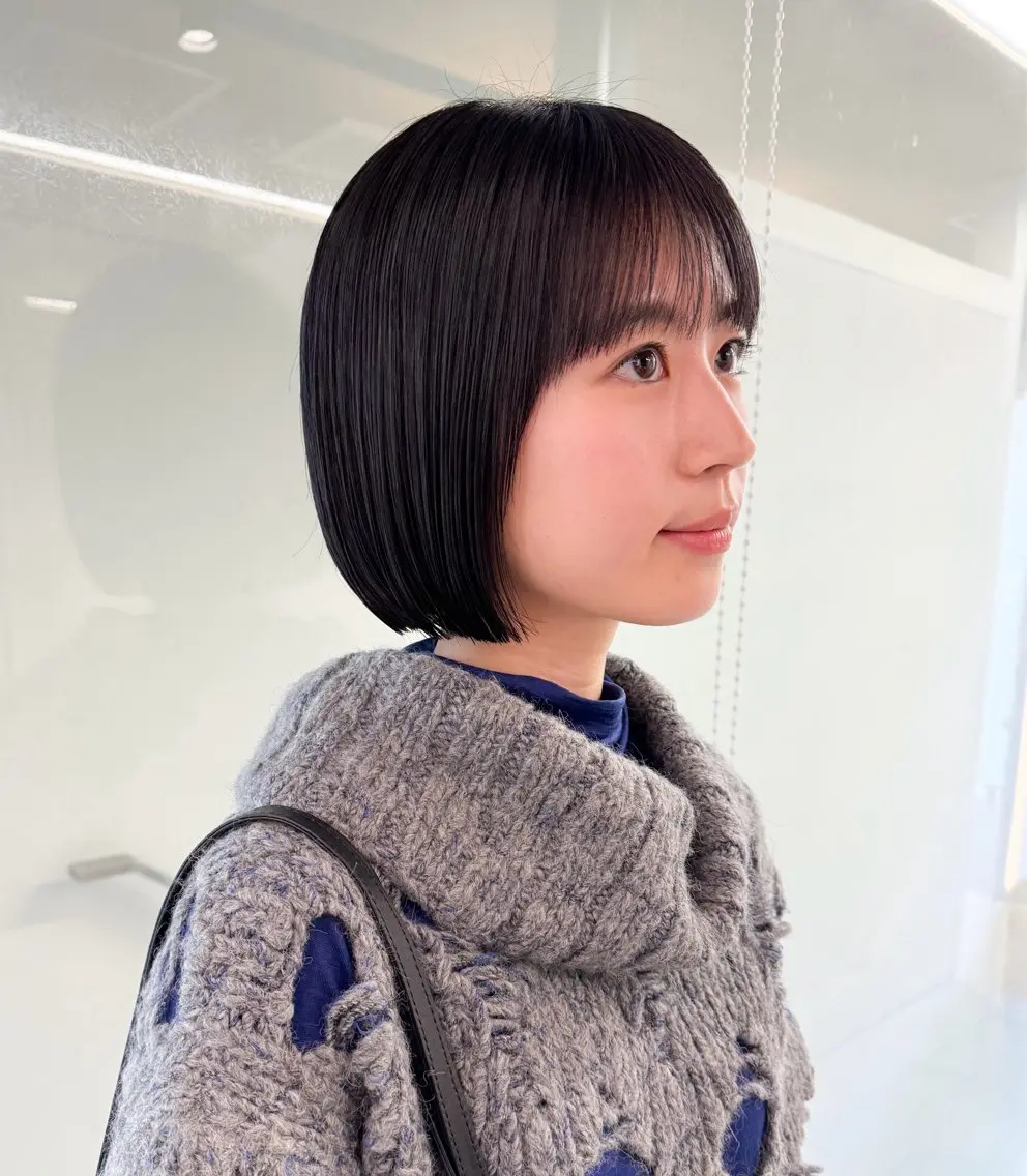 ショート カラー パーマ 💖美髪矯正💖 辻未侑のヘアスタイル