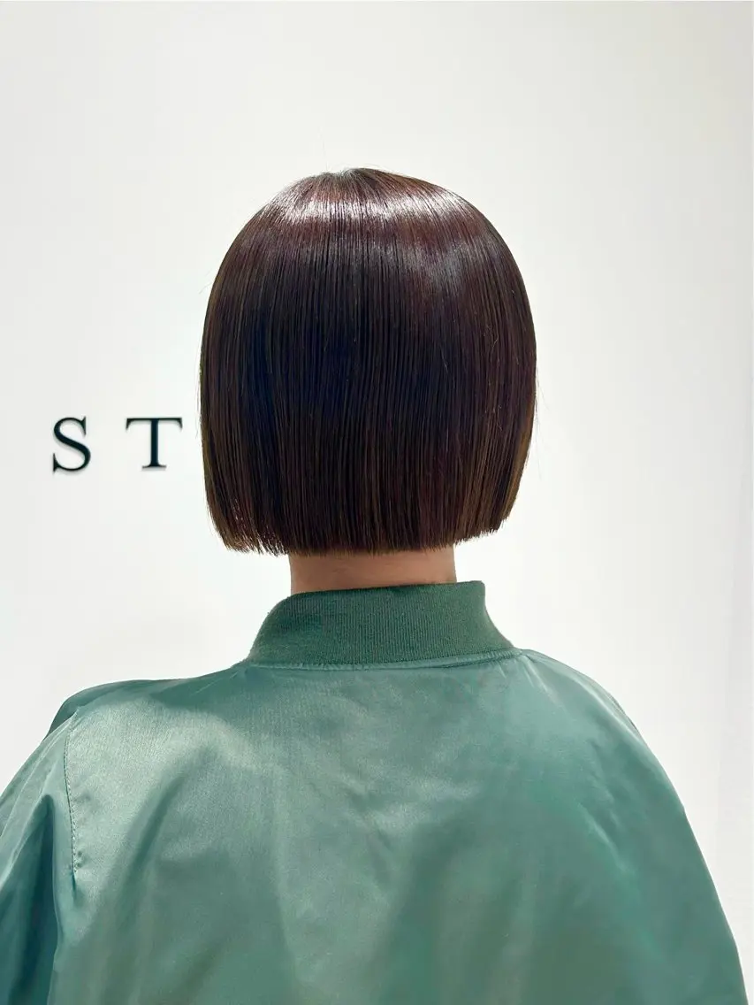 ショート ボブ カット ヘアセット/ミニボブ /レイヤー 山田寛菜のヘアスタイル