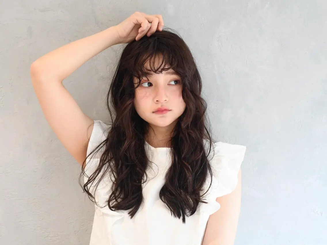 カット+コテ巻き風パーマ+トリートメント💎の写真