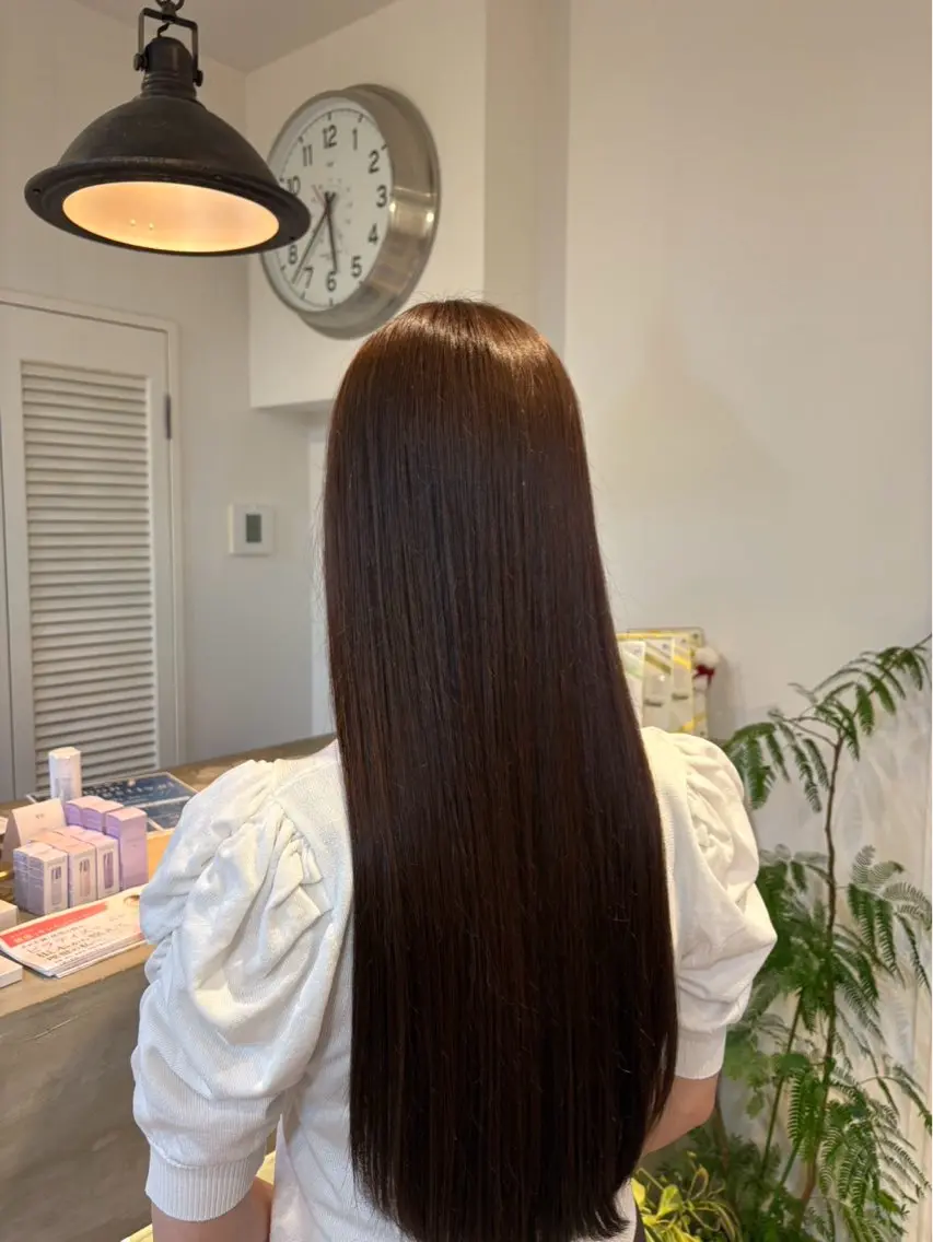 ロング カラー ヘアカラー 安部 美里のヘアスタイル