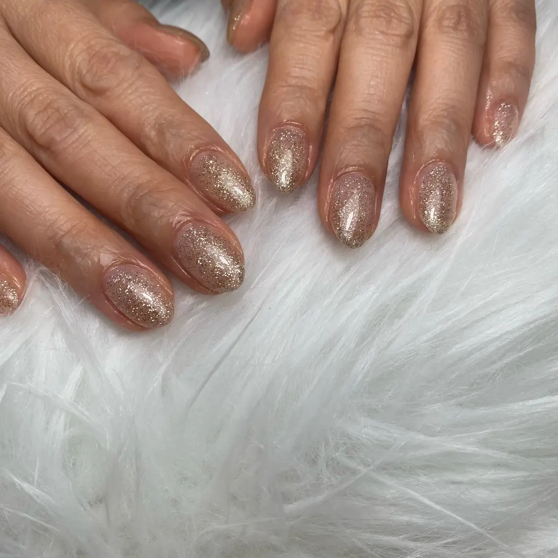 ネイル ラメ(グリッター) ワンカラーネイル ハンドネイル LIll nailのネイルデザイン
