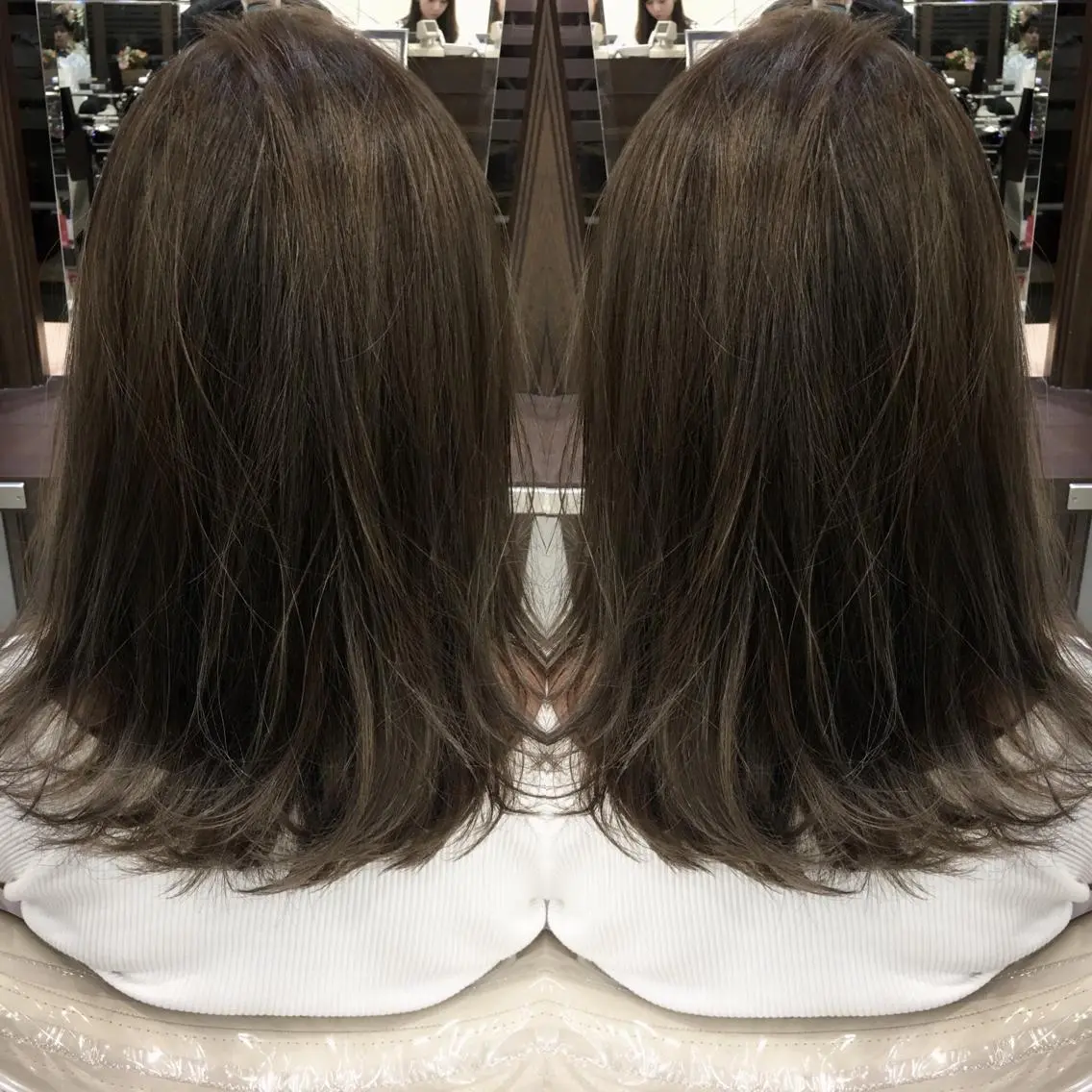 ミディアム カラー 寺内 紳悟のヘアスタイル