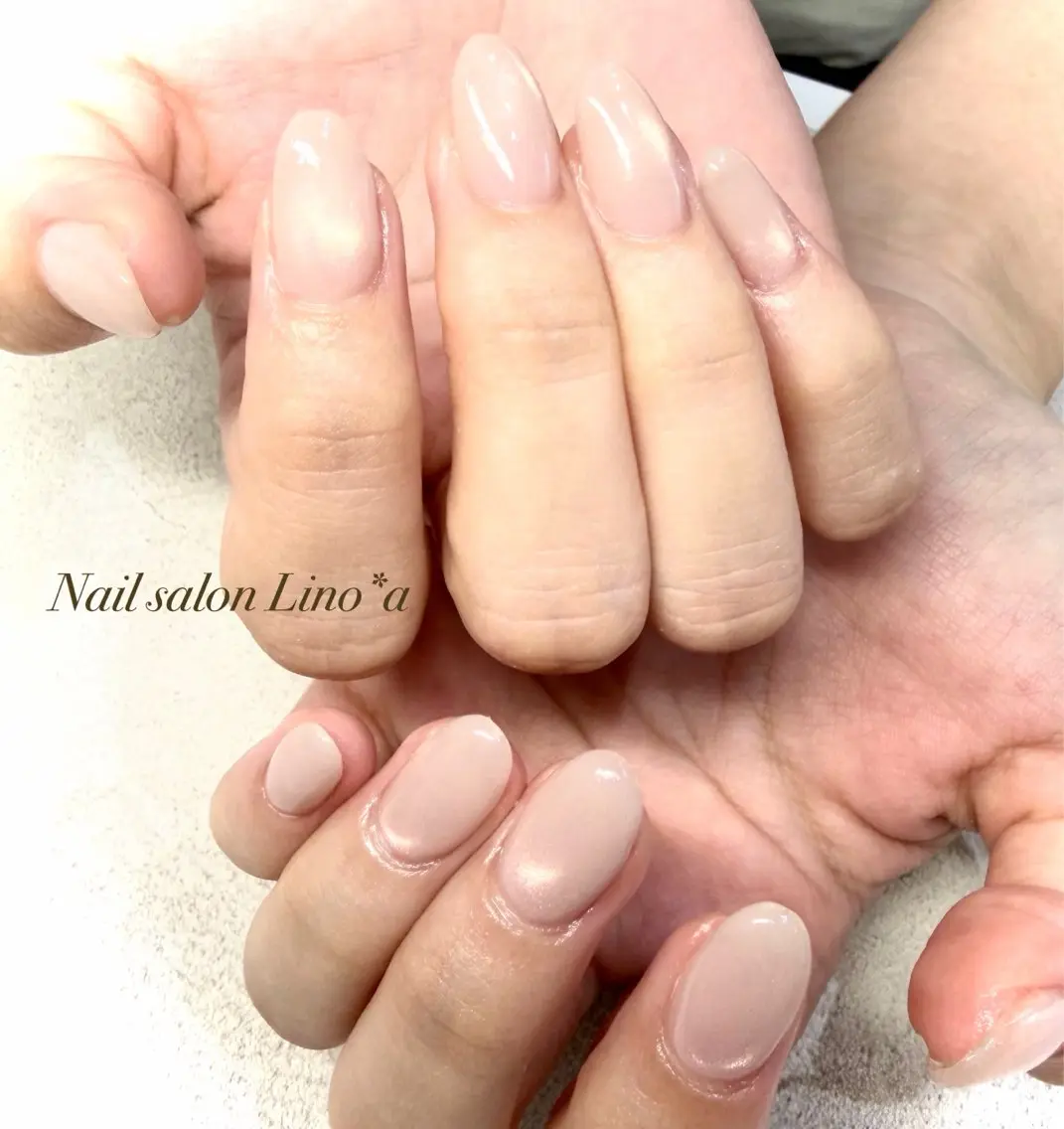 ネイル マグネットネイル マグネットワンカラー ワンカラーネイル ハンドネイル Nail salon Lino*aのネイルデザイン