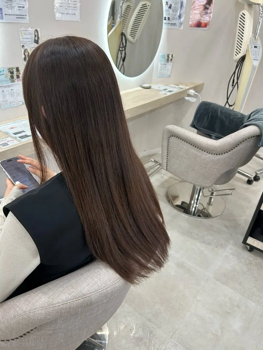 ロング カラー トリートメント 林 海斗のヘアスタイル