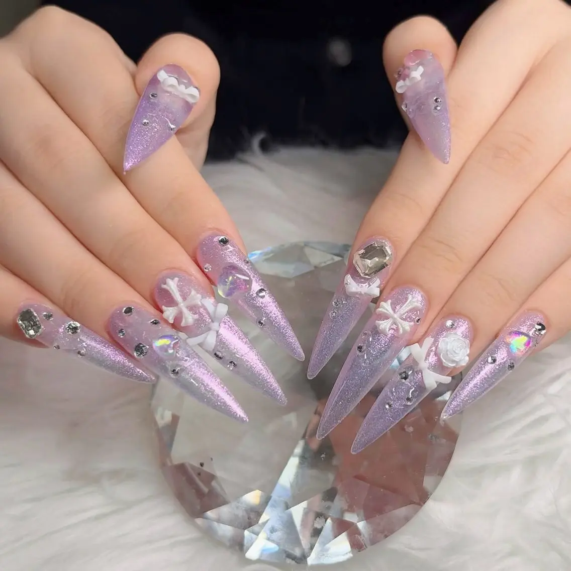 ネイル フットネイル フレンチネイル グラデーション 韓国ネイル ロングネイル ハンドネイル Hani Nail Salonのネイルデザイン