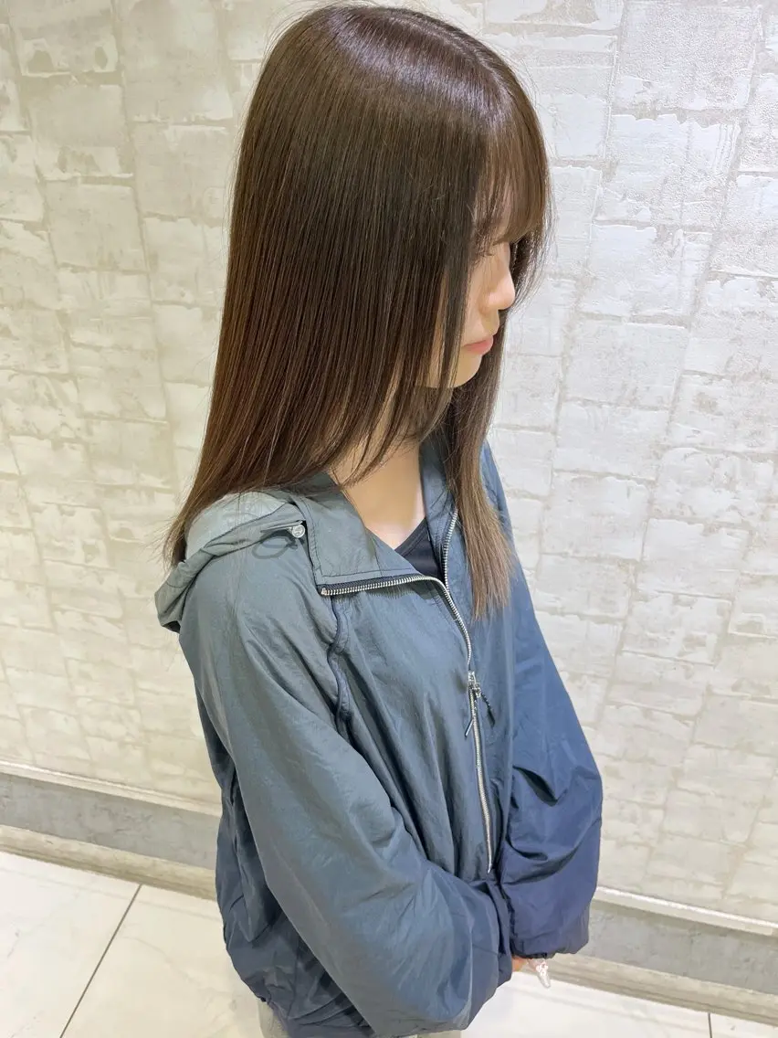 セミロング ヘアカラー 透明感ダブルカラー/ レイヤー💕miyuのヘアスタイル