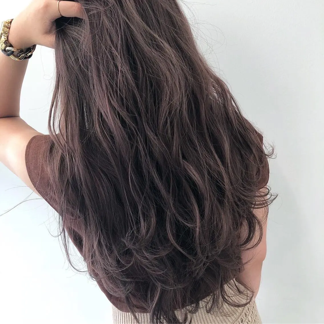 ロング カラー ヘアアレンジ 【公式】amble luxe池袋東口🩷のヘアスタイル