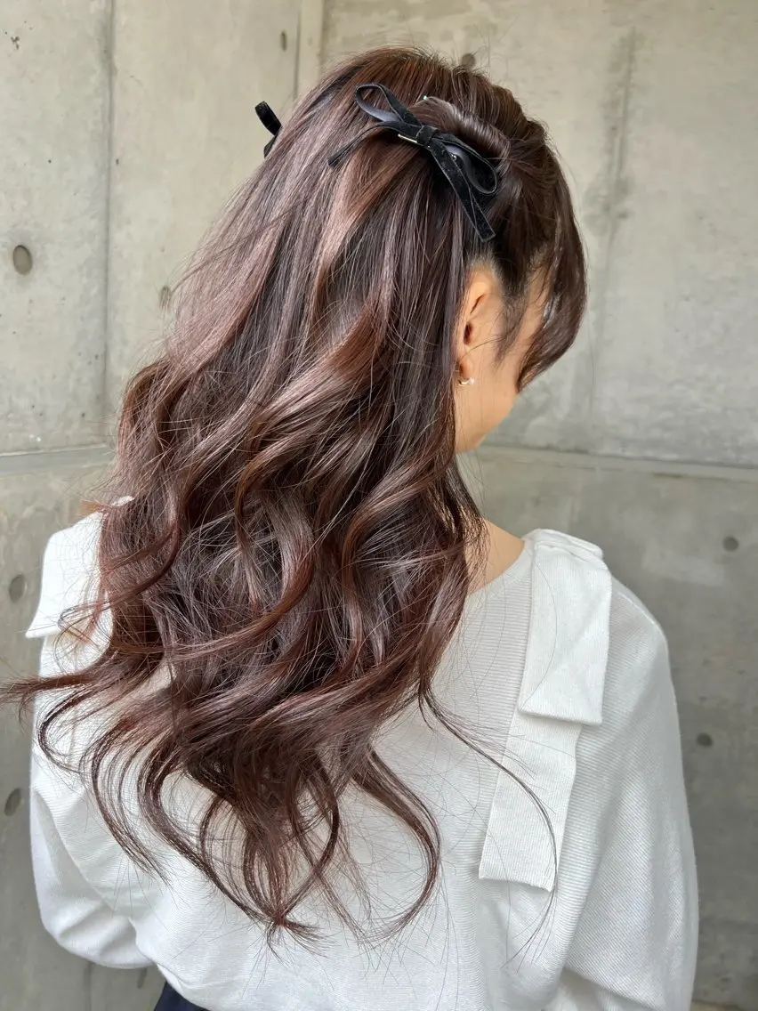 ロング ユカ yのヘアスタイル