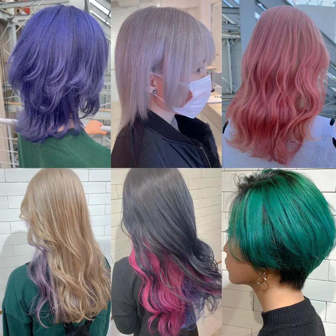 カラー 🦋レイヤーカット ミドリカワ🦋のヘアスタイル