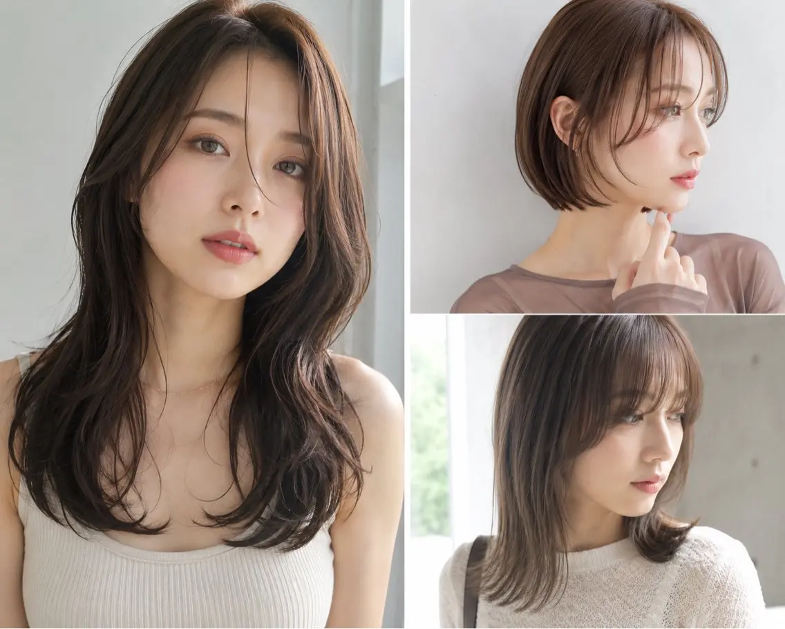 ミディアム カット 木村 賢太のヘアスタイル