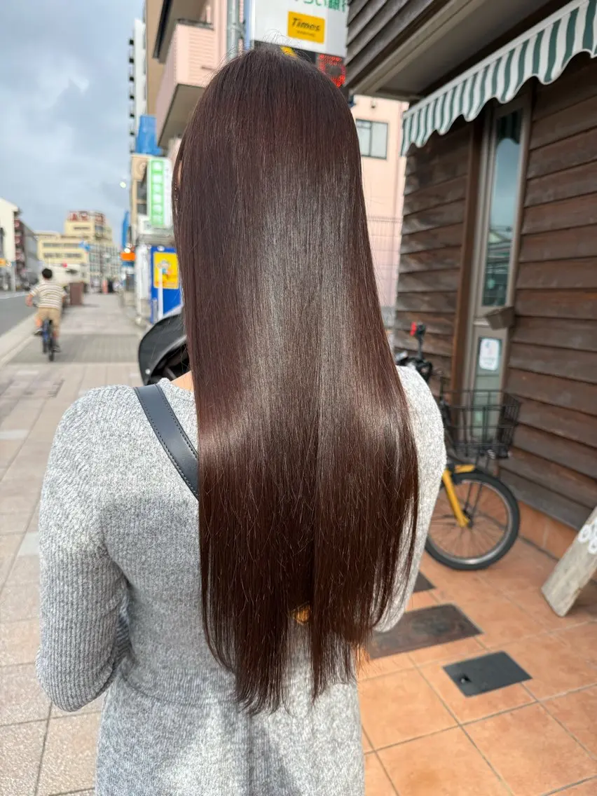 カラー ヘアカラー 井手 梨乃のヘアスタイル