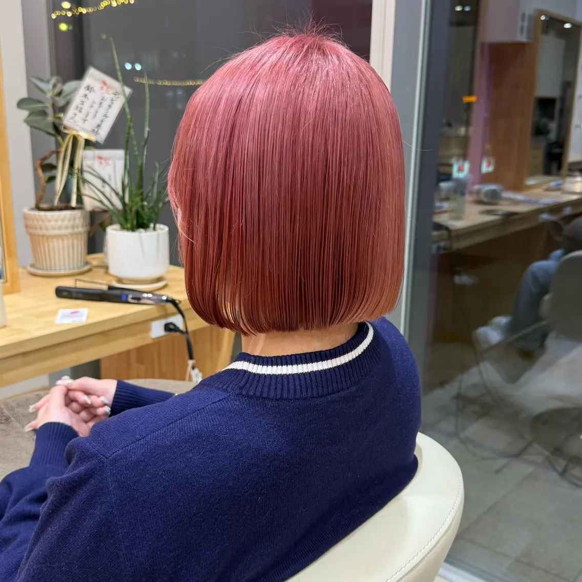 ミディアム カラー カット ヘアカラー トリートメント 柔らかいbeige ¦韓国¦🩰マユ🩰のヘアスタイル