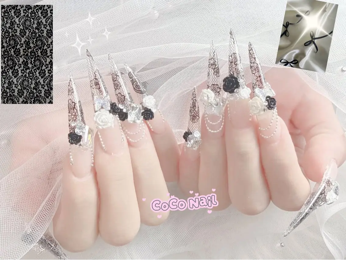 ロング カラー ピンクカラー ロング ハンドネイル CoCo Nail 長さ出し専門店のネイルデザイン