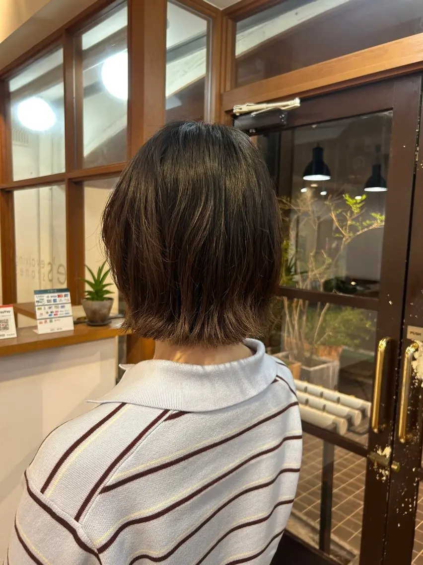 ショート ✩ジョウタロウ /ボブ/艶カラーのヘアスタイル