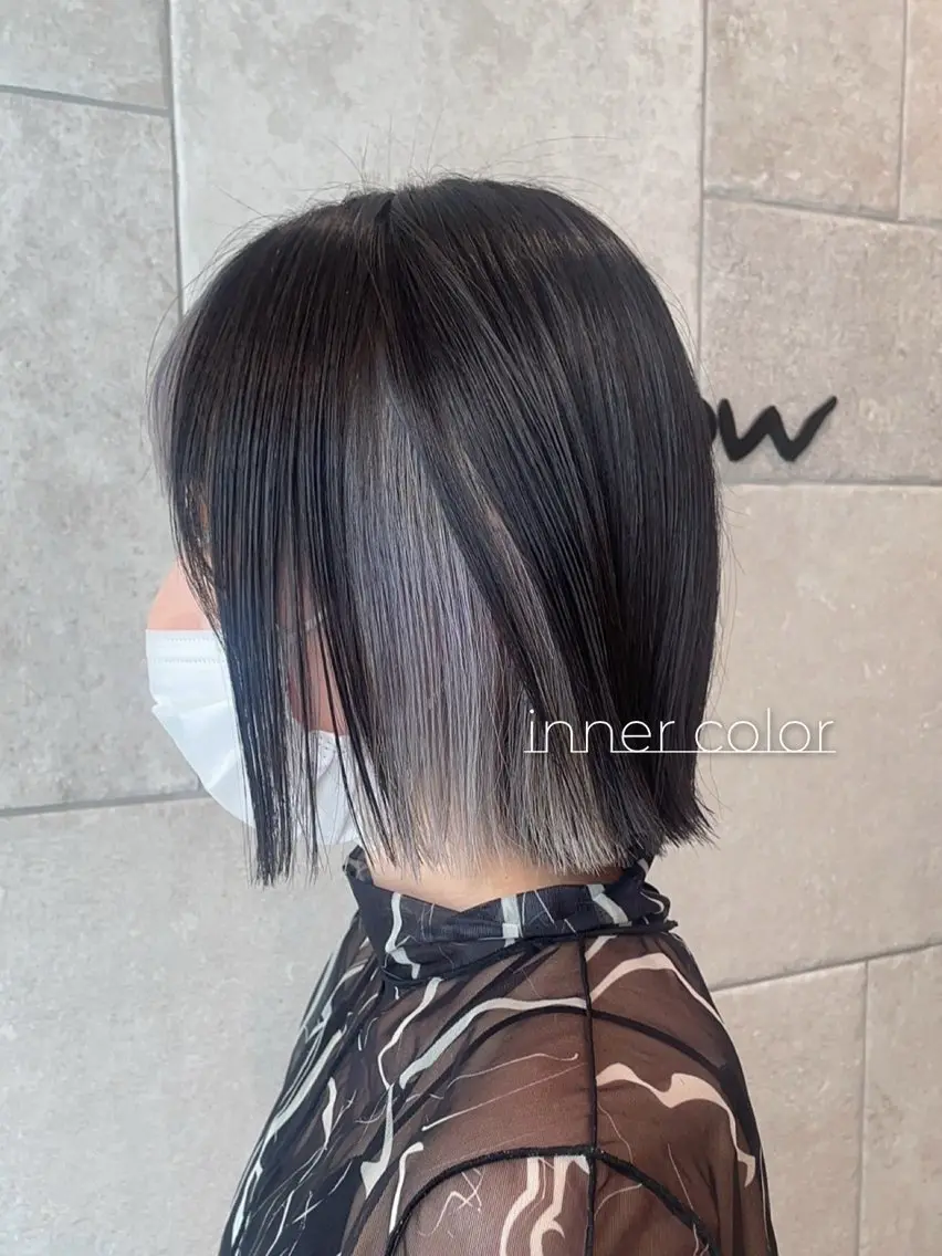 ミディアム レイヤーカット/ ヘアカラー/RENAのヘアスタイル
