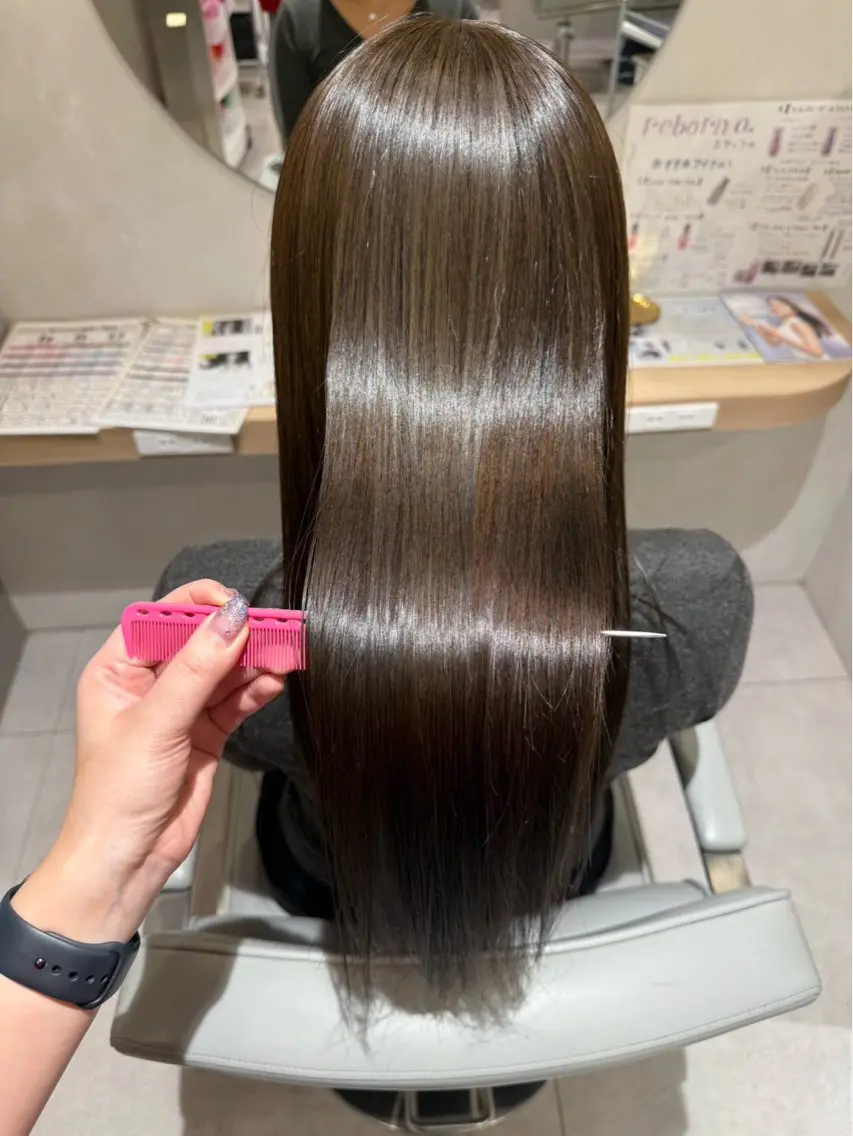 【💫史上最高オージュア！至極の7Stepケア💫】🍓カット+カラー+トリートメント🍓の写真