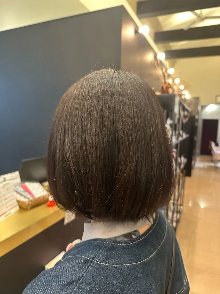 ショート カラー ブラウンカラー ヘアカラー 作長 晃希のヘアスタイル