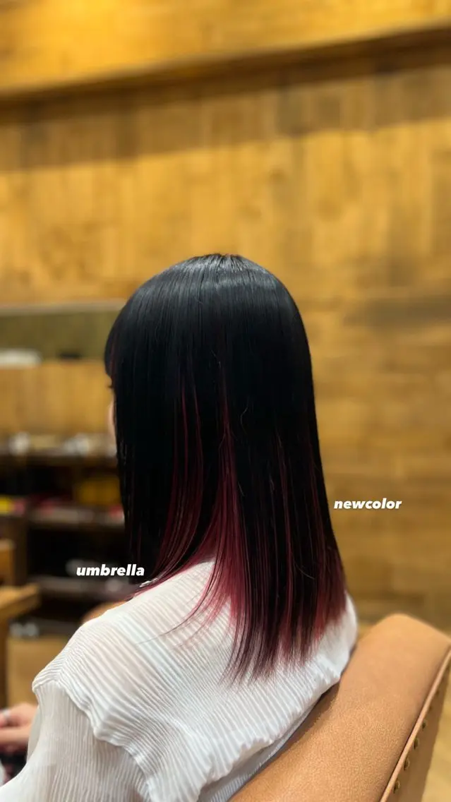 カラー メンズレディースモデ ル募集中🍒美空のヘアスタイル