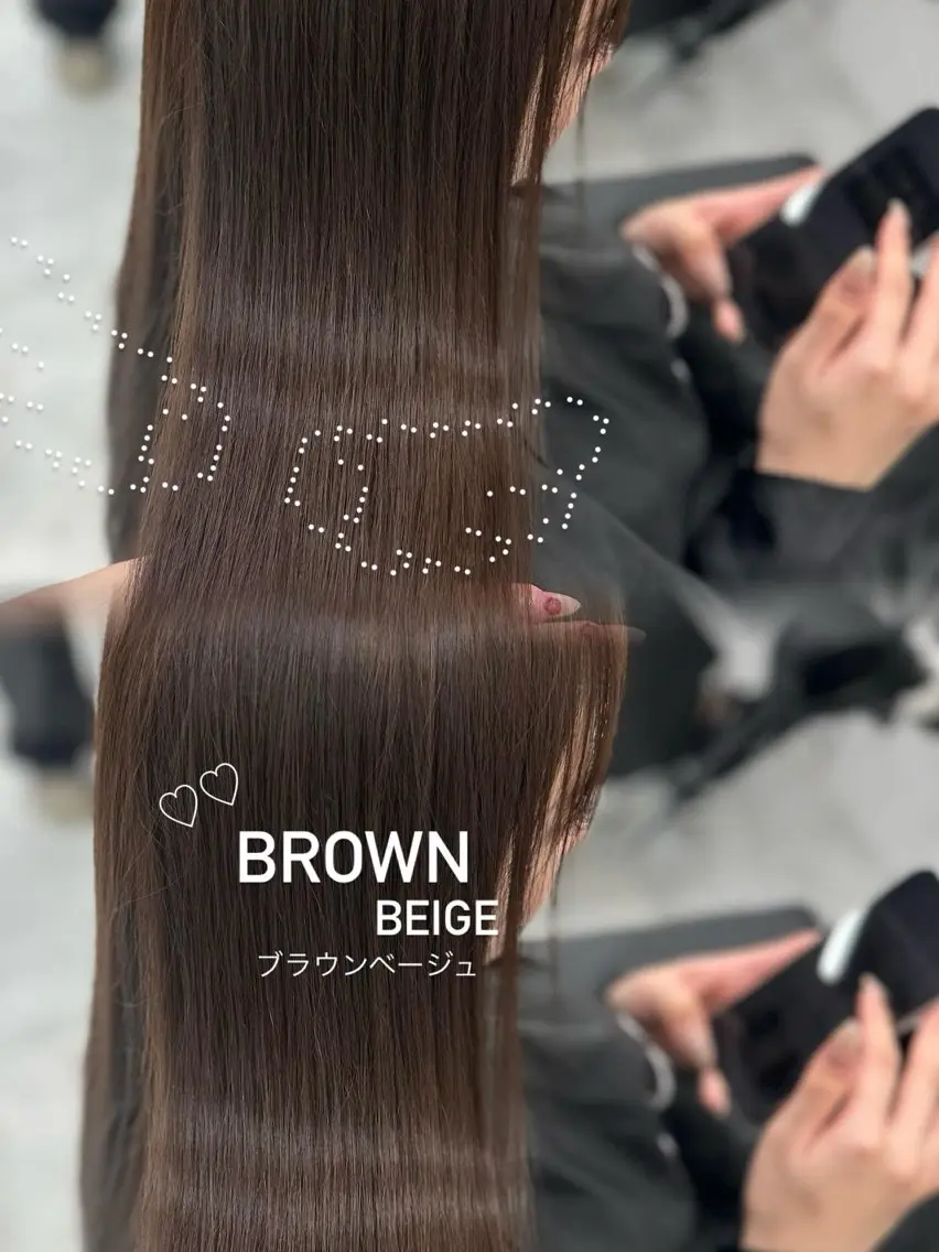 ロング カラー カット ヘアカラー 上品モテヘア🩶 karen🩶のヘアスタイル