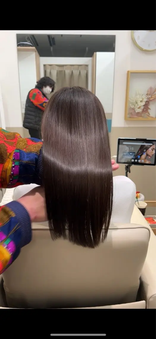ロング カラー 髪質改善 縮毛矯正 トリートメント 神戸本格派髪質改善 /MITSUKIのヘアスタイル