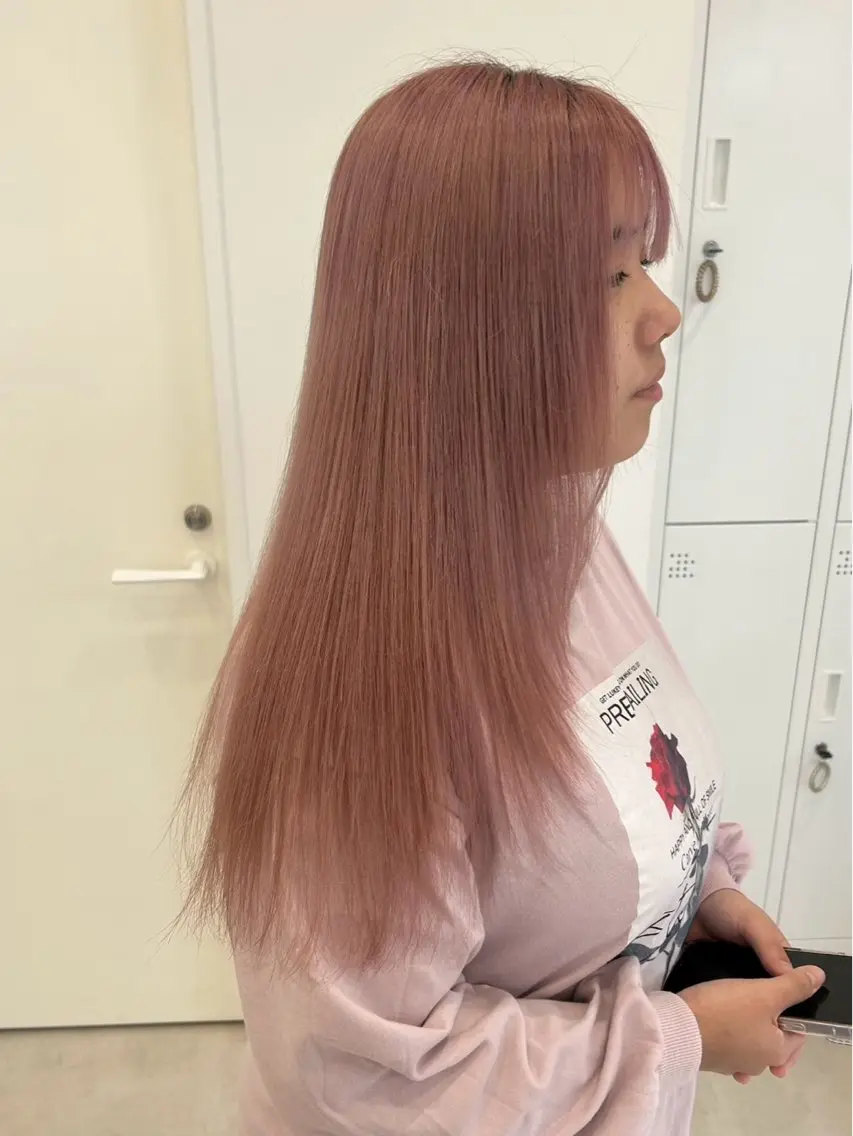 ロング カラー ヘアカラー ｶﾗｰﾘｽﾄ🎀 ｼﾊﾞﾀ🪽のヘアスタイル