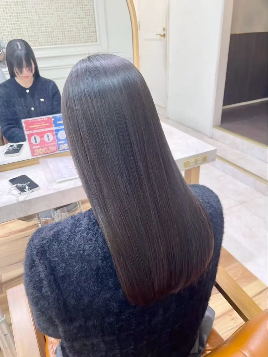 ロング ヘアカラー 艶カラー/ 夢叶のヘアスタイル