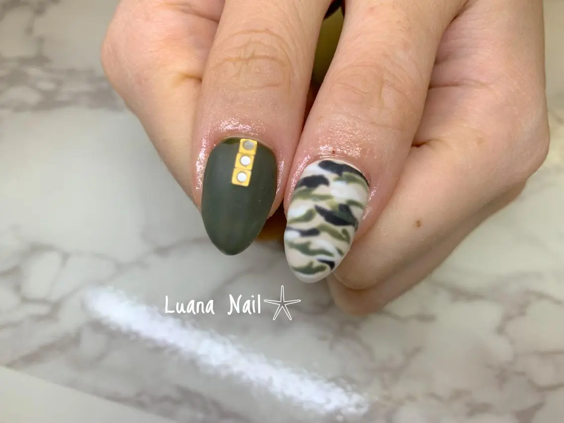 ネイル マットネイル ハンドネイル BeauJu by Luana Nailのネイルデザイン