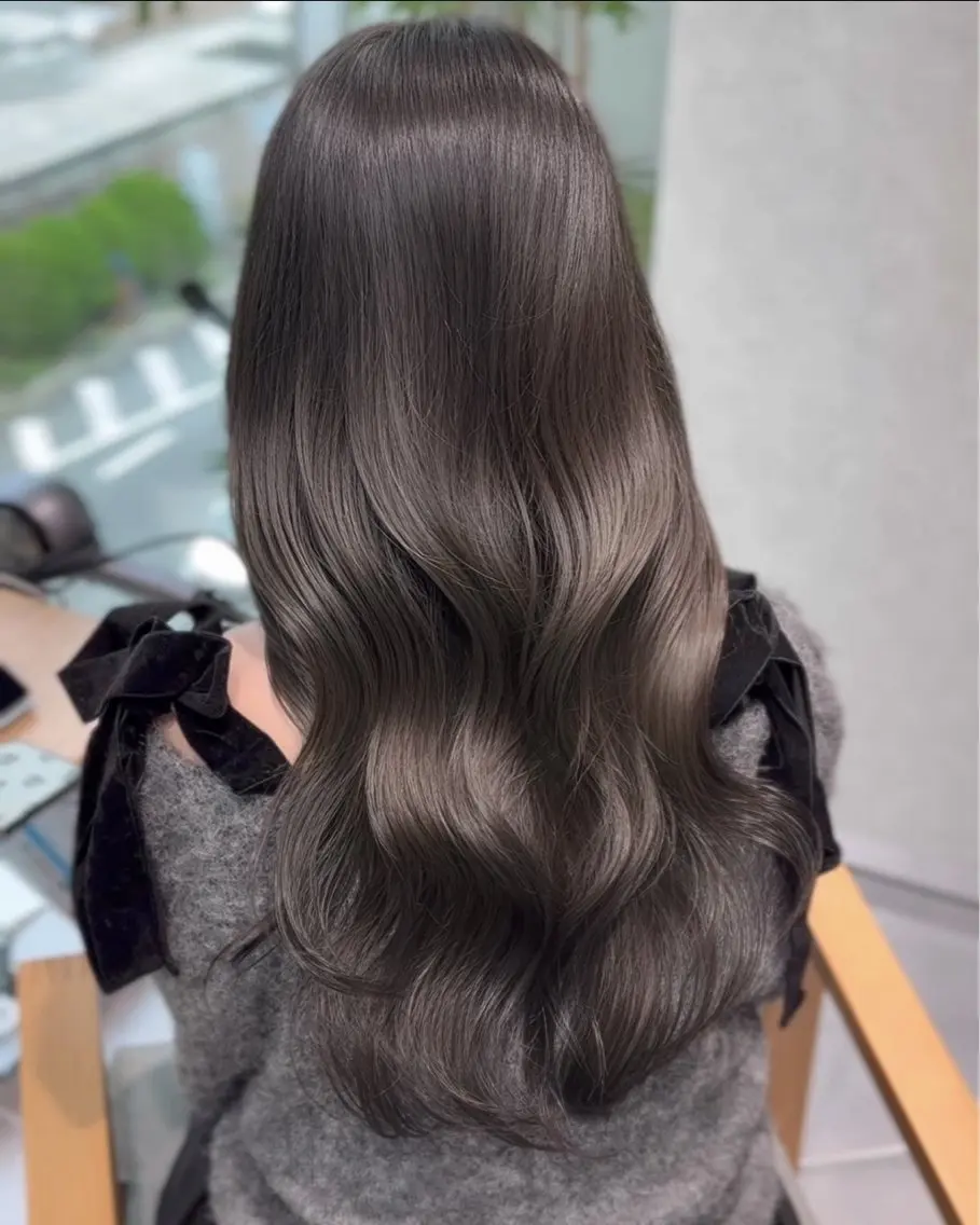 ロング カット ヘアカラー 韓国レイヤー RYOTAのヘアスタイル