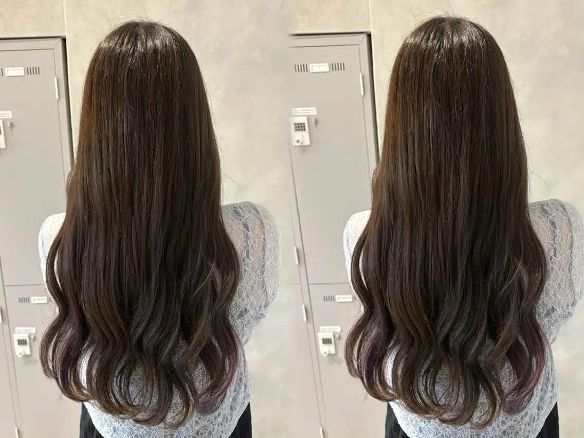 カラー カット ヘアカラー トリートメント すずき あいりのヘアスタイル