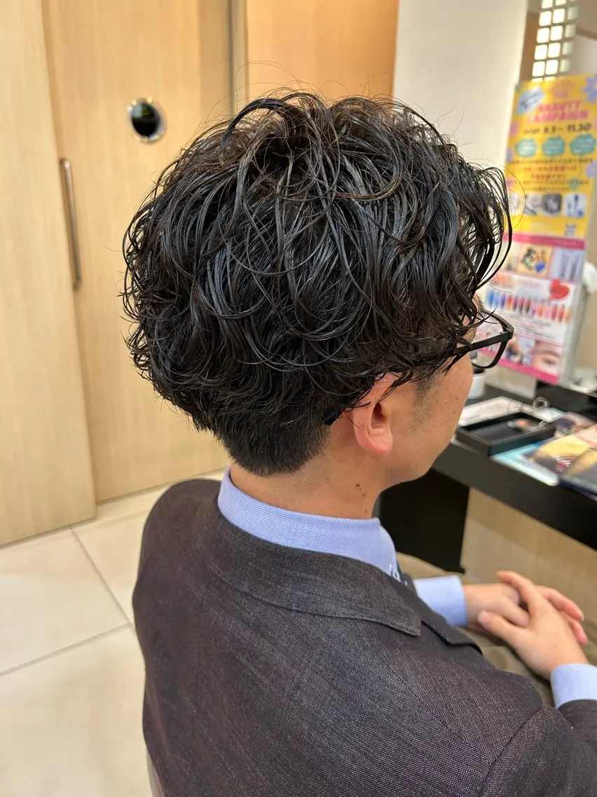 ショート パーマ メンズ カット パーマ リリー /Men's/パーマのヘアスタイル