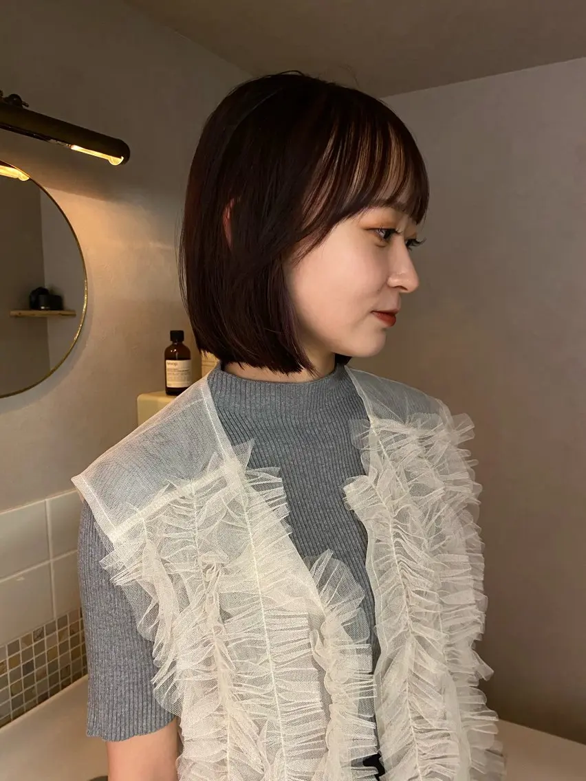 ミディアム iroha/ n.w.h🎀のヘアスタイル