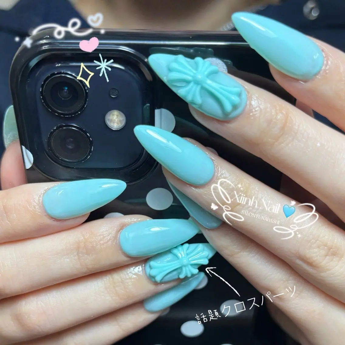 ネイル チークネイル 桜ネイル 長さ出し フットネイル ジェルネイル ハンドネイル XIINH NAIL SALONのネイルデザイン