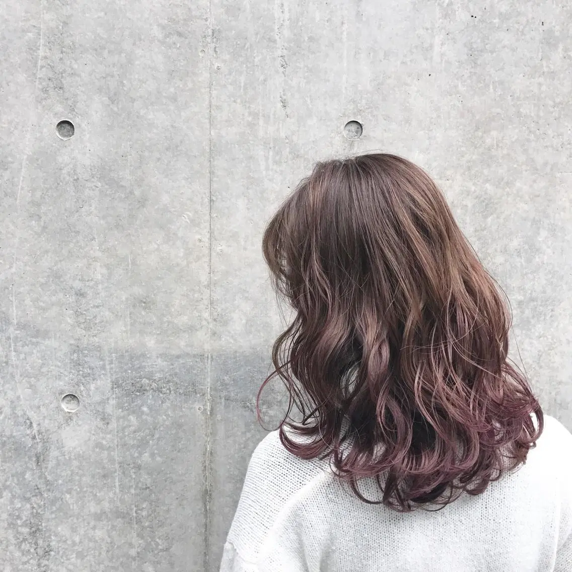 セミロング カラー 💛カラー大人気💛 c i a t eのヘアスタイル