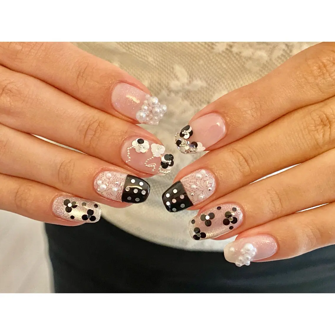 ネイル ハンドネイル ⏦Little 𐙚 Nail⏦のネイルデザイン