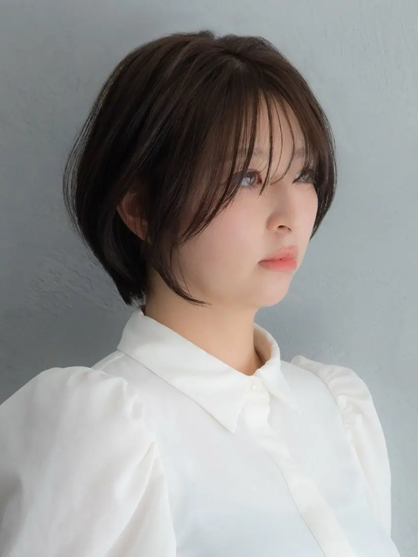 【大人の透明感】カット+透明感カラー（ブリーチなし）の写真