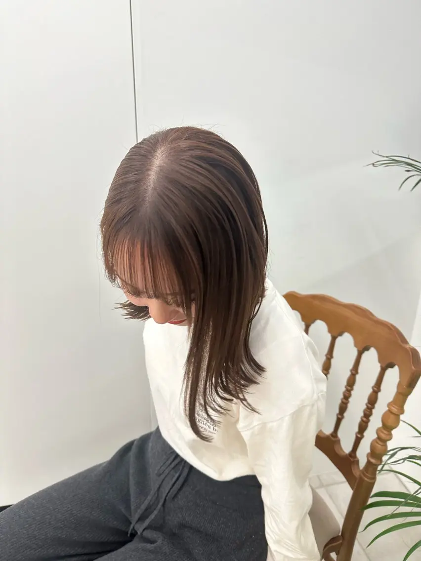 セミロング カラー キッズ オトナヘア🌸 harukaのヘアスタイル