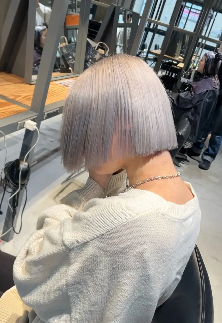 ショート 縮毛矯正 佐藤 崇文のヘアスタイル