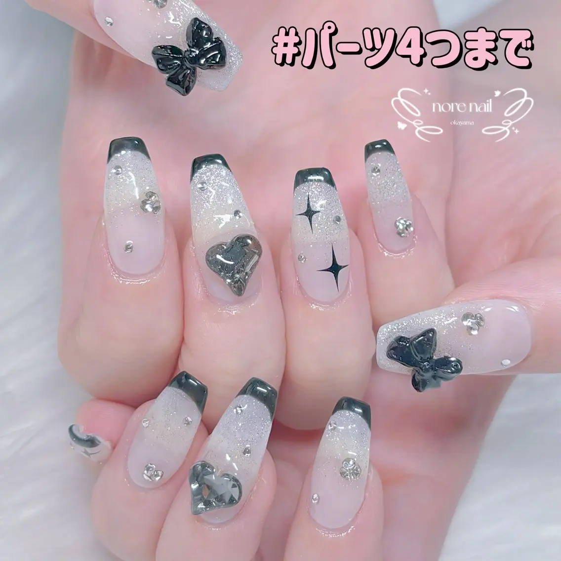 オフ無 ❤︎ フルデザイン （パーツ4つまで）の写真