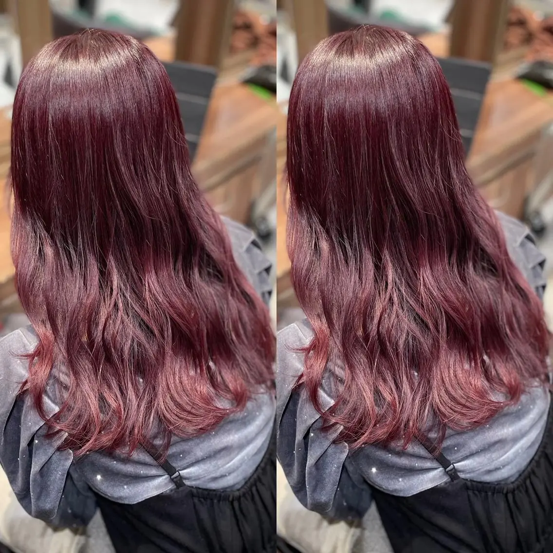 カラー ロング カシス ショート✂️ボブ✂️ 💎Ash茗荷谷💎のヘアスタイル