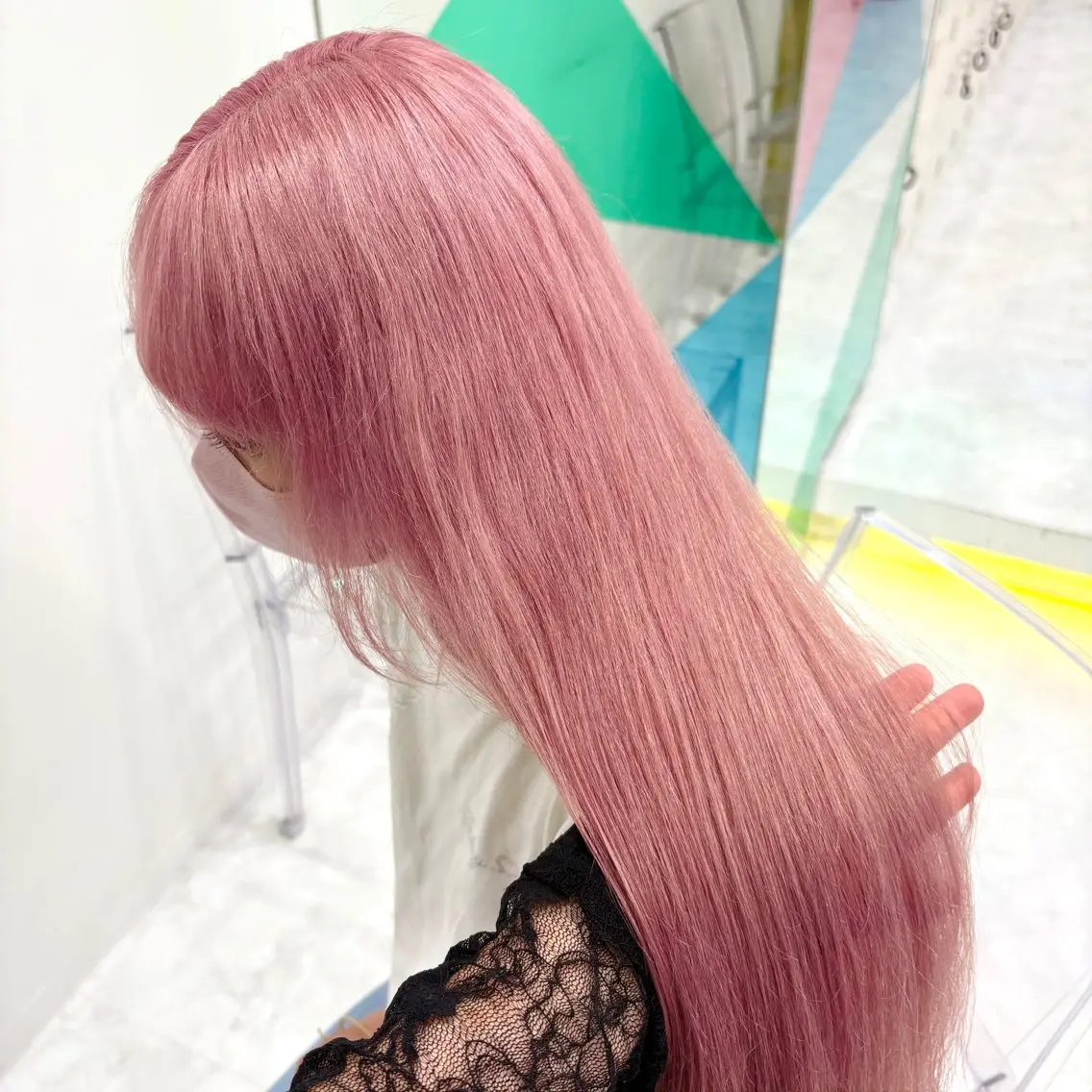 カラー ヘアカラー トリートメント akari🎀🤍 ガーリーstyleのヘアスタイル
