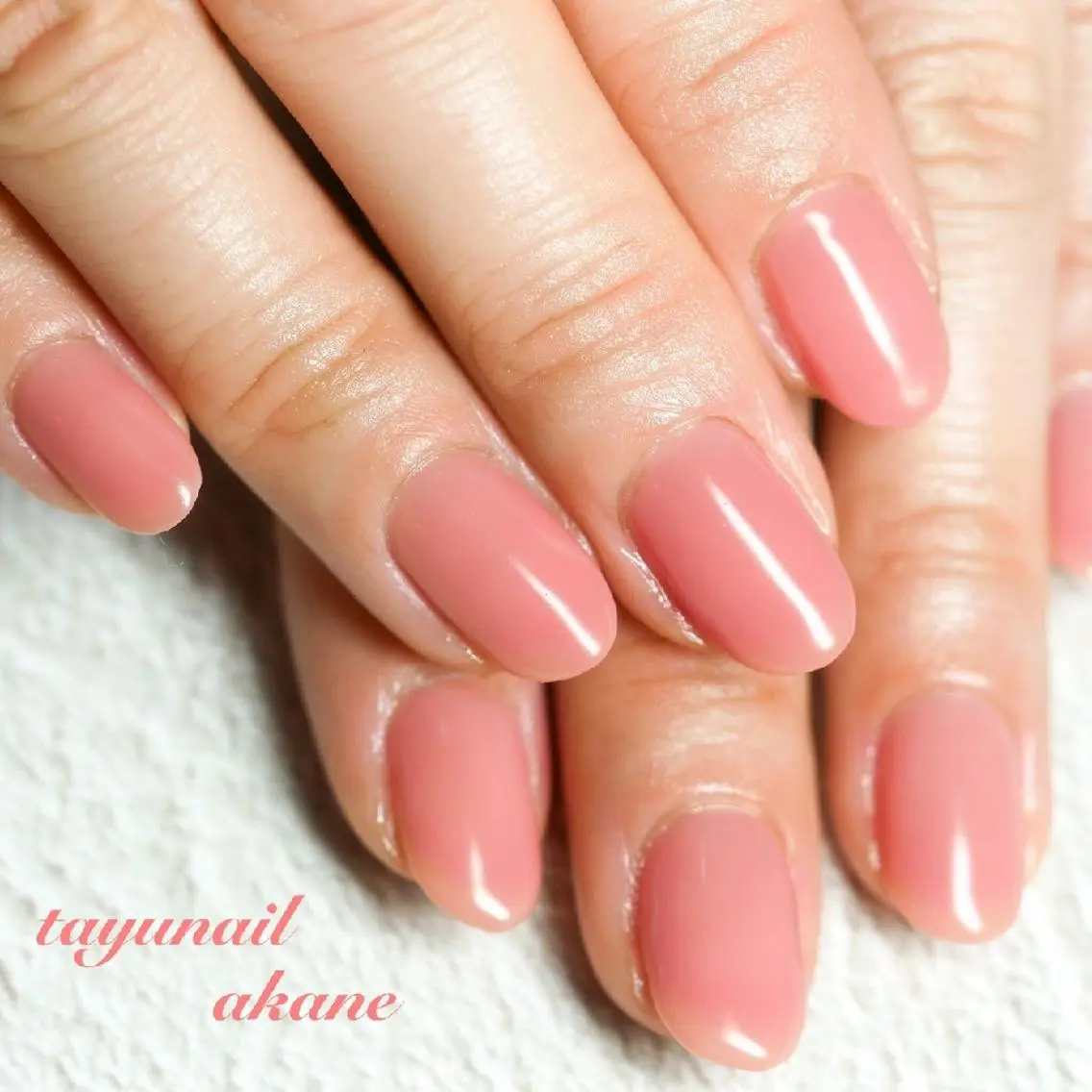 ネイル ブルー ジェルネイル ワンカラーネイル パラジェル 春ネイル ネイルサロン 【たゆnail】のネイルデザイン