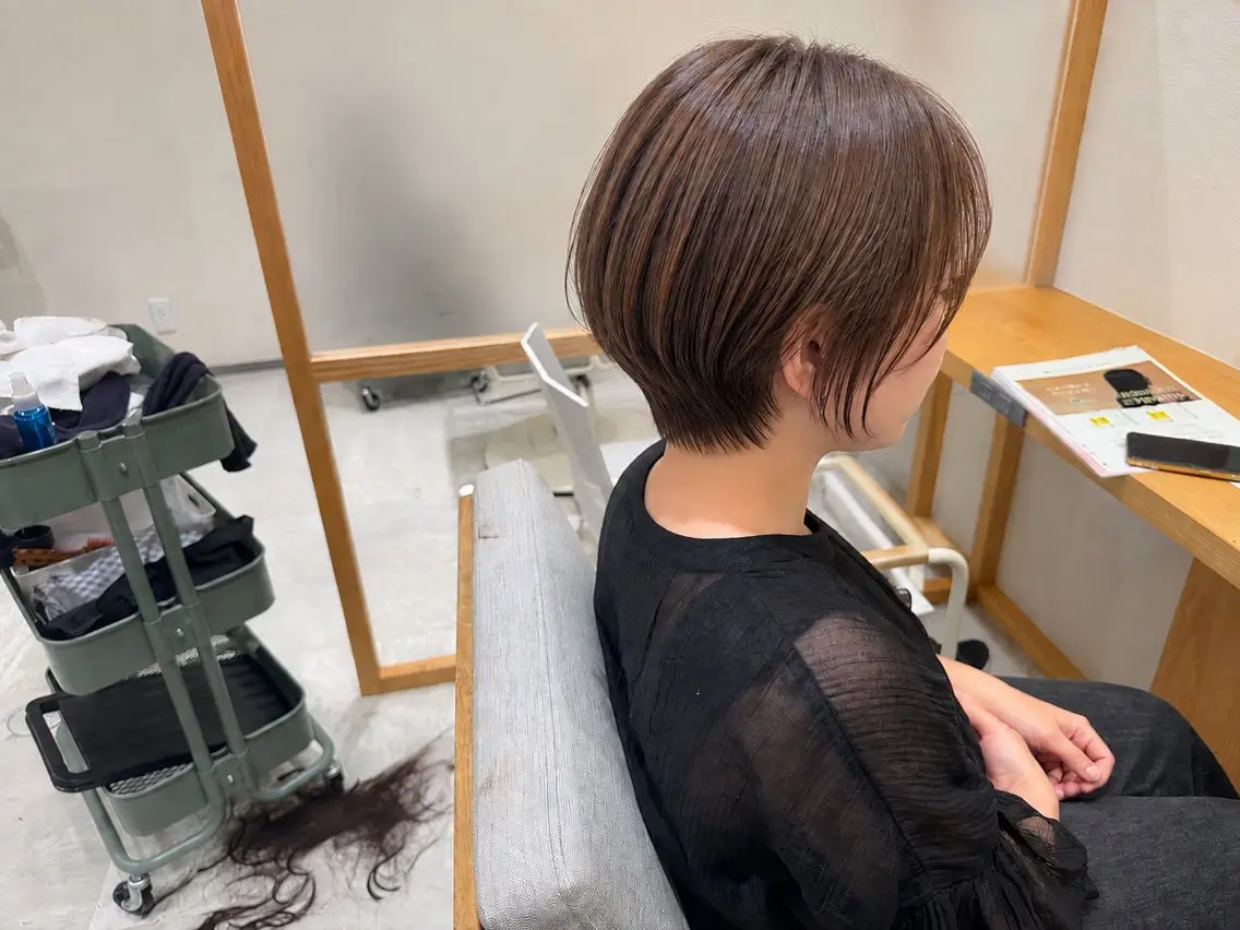 ショート spinhair荻野 莉帆のヘアスタイル