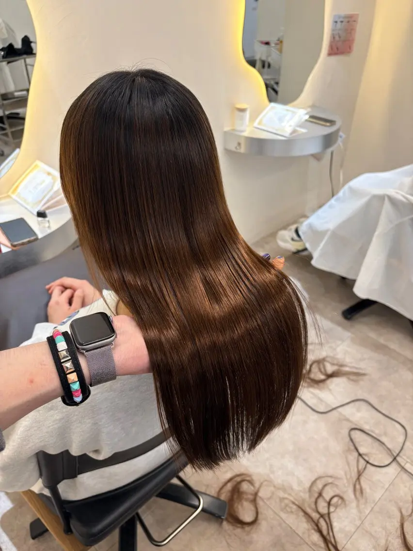 ロング 縮毛矯正 Defi ジュンキのヘアスタイル