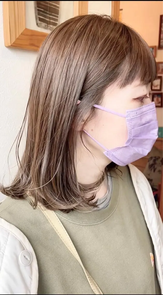 赤味がなくなるワンカラー +髪質改善カラーケアトリートメント🫧の写真