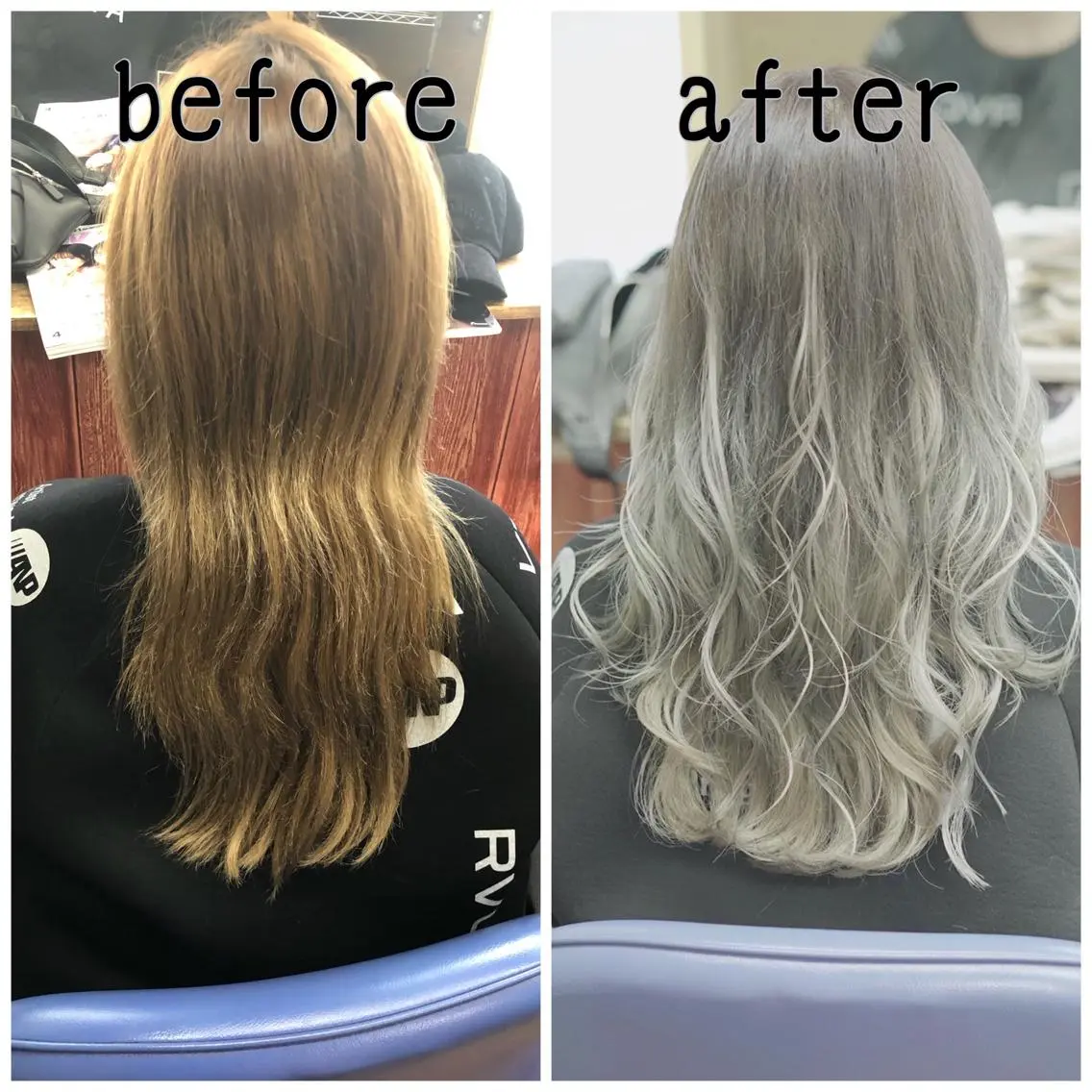 ロング カラー イルミナカラー メッシュ ヤナ マネージャーのヘアスタイル