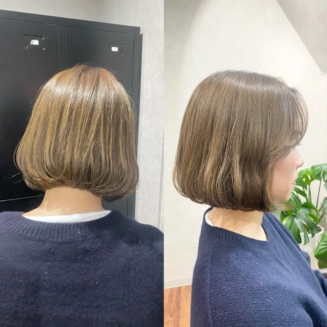ミディアム ボブ 韓国風ヘア ＳＨＩ ＺＵのヘアスタイル