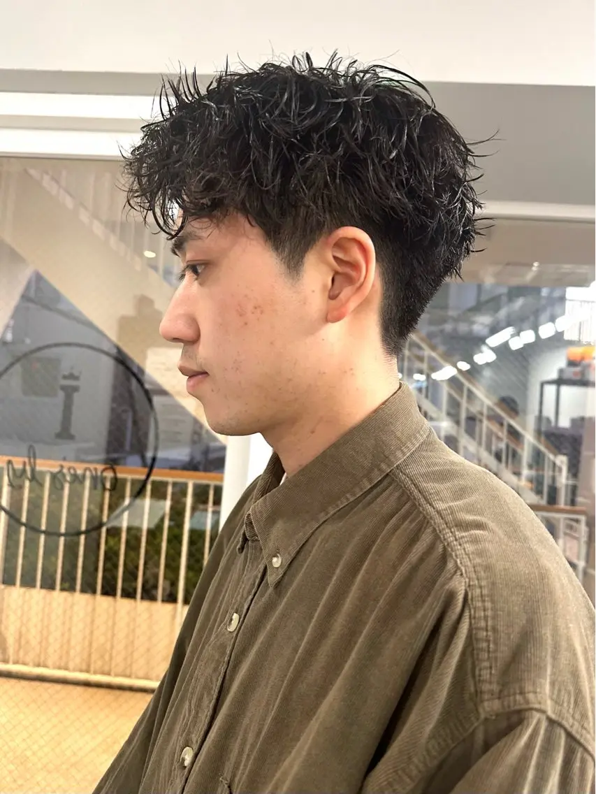 ショート パーマ メンズ メンズ似合わせ🪞 kotoriのヘアスタイル
