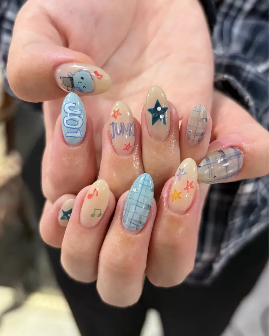 ネイル ハンドネイル フットネイル ASA nail / アート☀︎ニュアンスのネイルデザイン