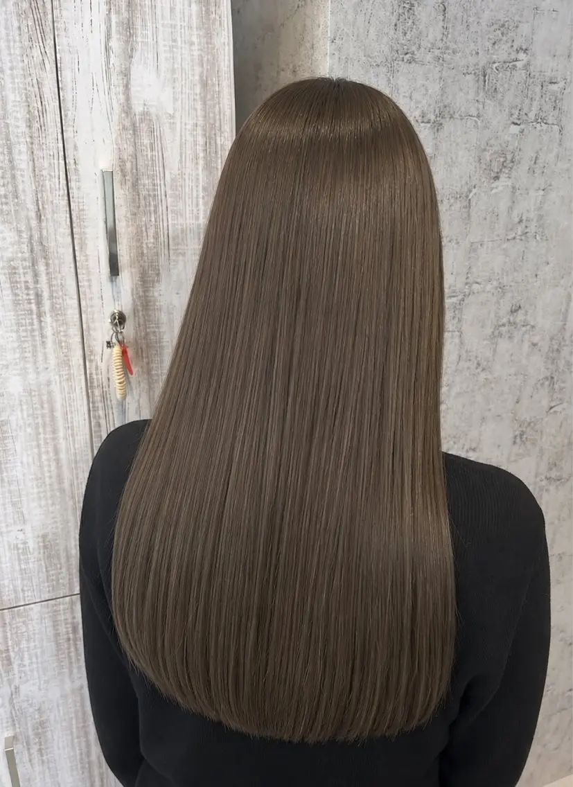 セミロング カラー ヘアカラー ✨髪質改善カラー✨ ななみのヘアスタイル