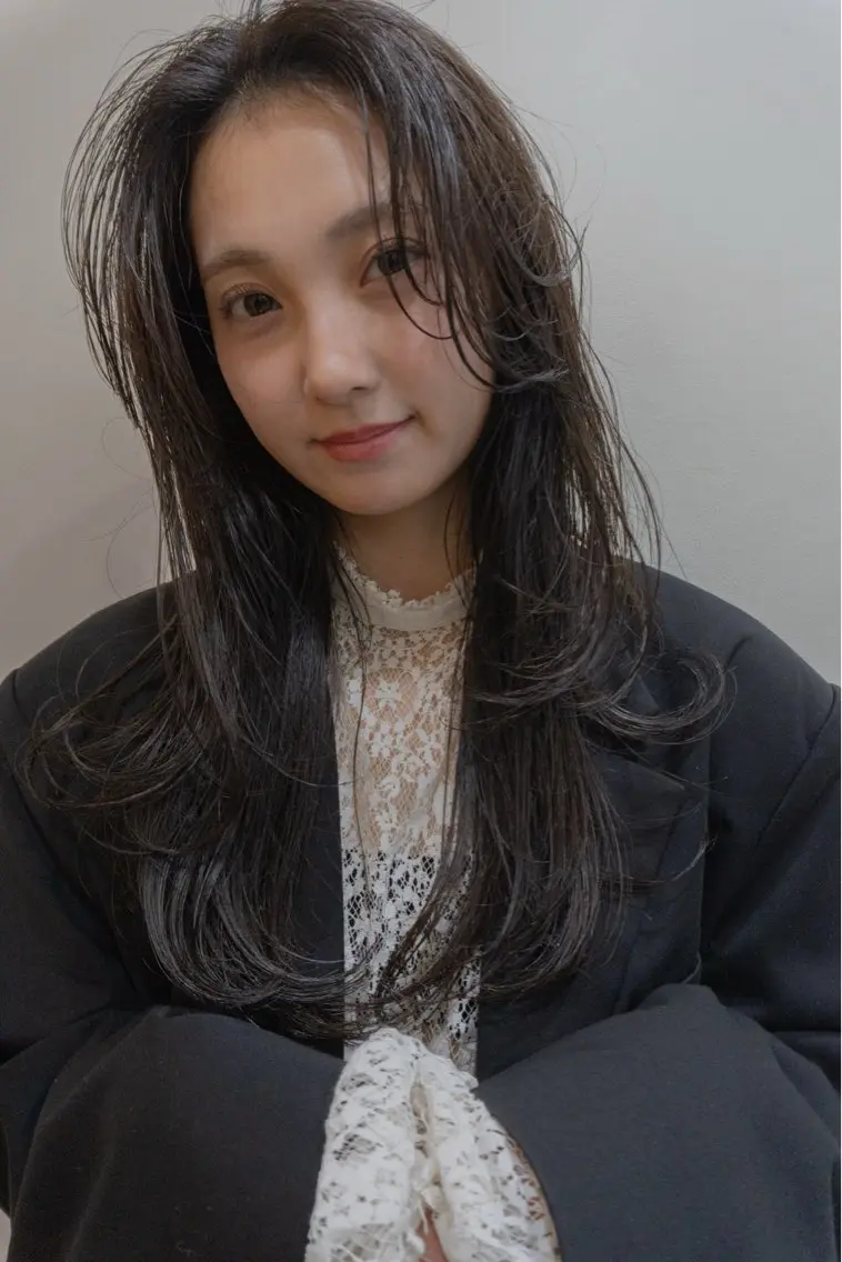 ロング カラー green/ Kenのヘアスタイル
